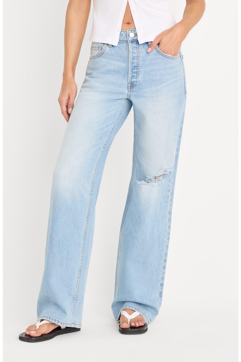 Wide Leg Jeans, Alternate, color, INDIGO1298