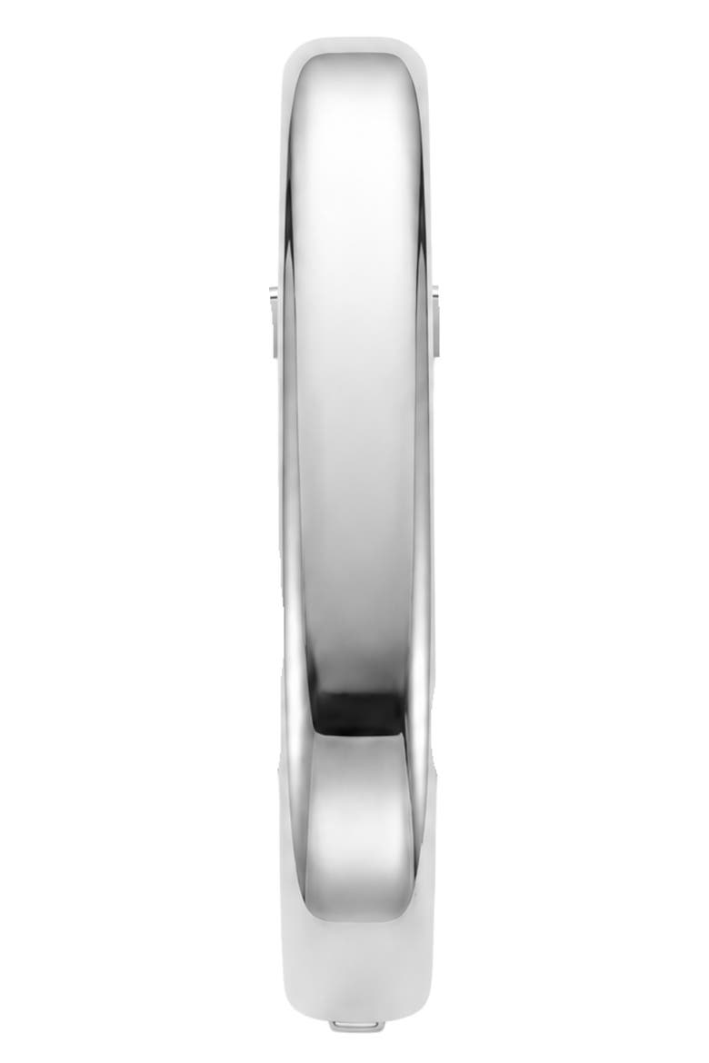 Hinge Bangle, Alternate, color, SILVER