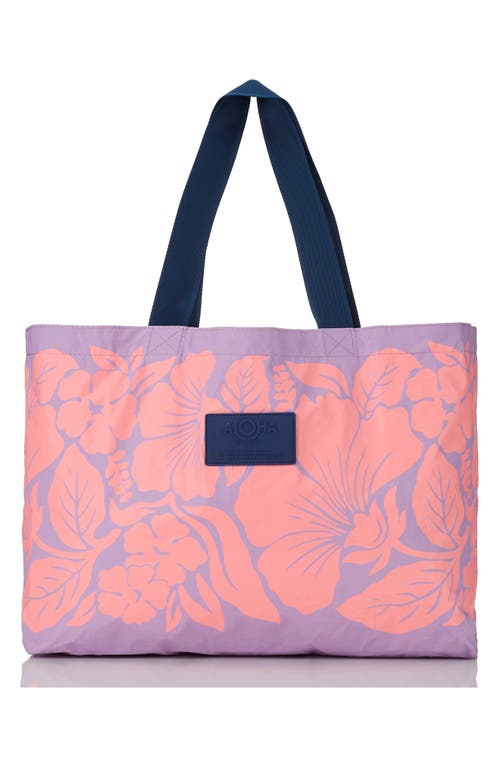Aloha Collection Heipua Holo Holo Reversible Water Resistant Tyvek® Tote In Blue