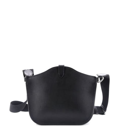 Pre-owned Hermes Hermes Attelage Crossbody Bag Galop D'hermes In Black