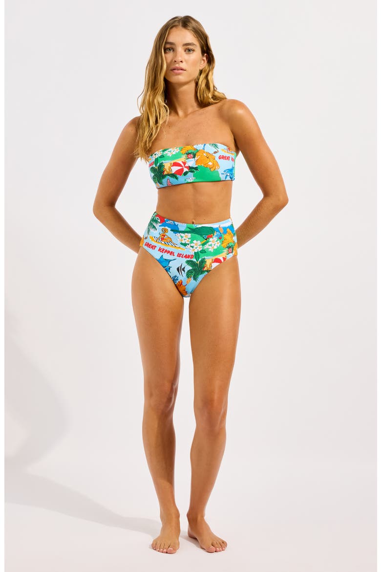 Bandeau Bikini Top, Alternate, color, POWDER BLUE