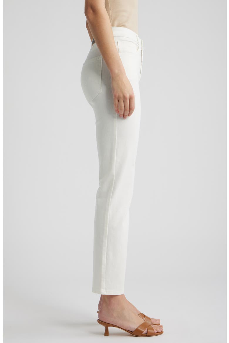 Dover Ankle Straight Leg Jeans, Alternate, color, IVORY