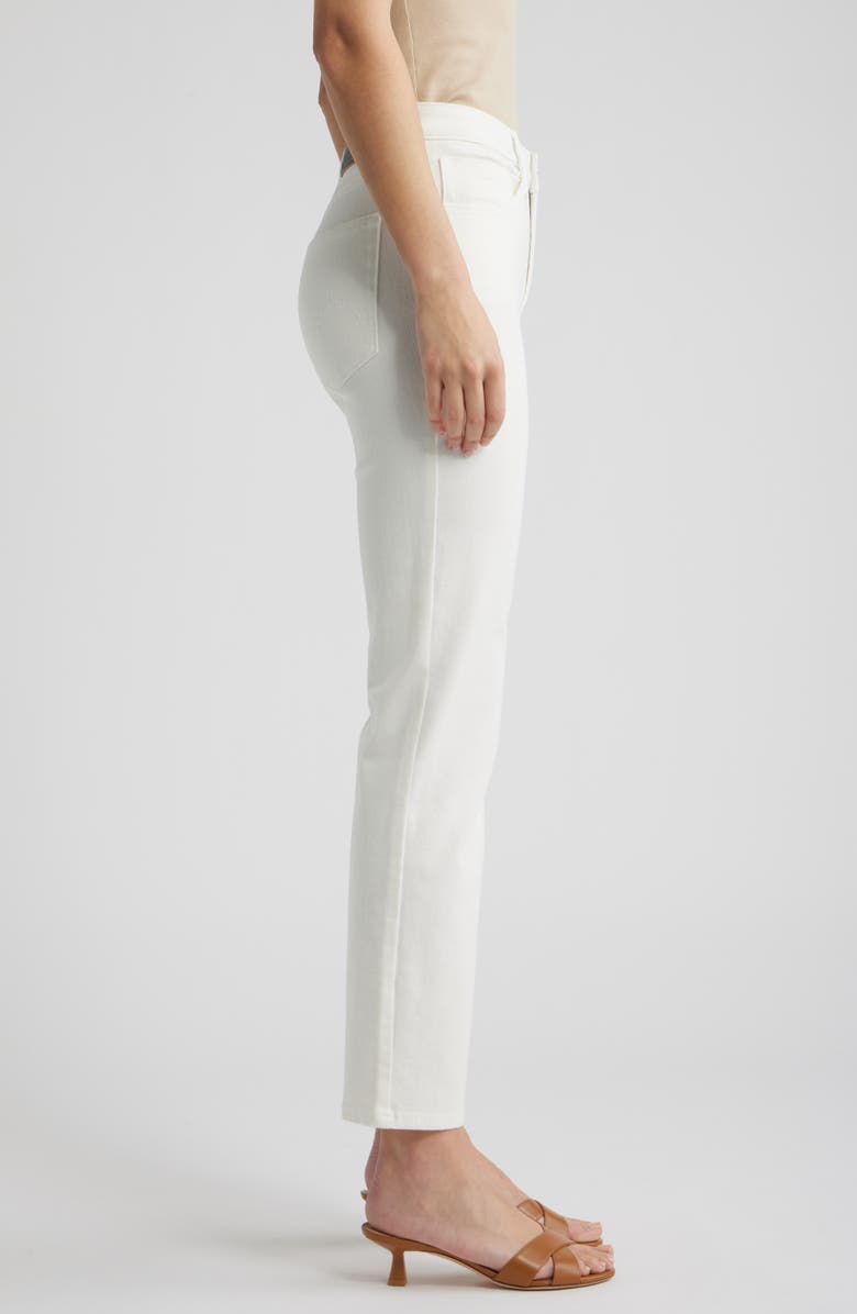 CITY BLUES Dover Ankle Straight Leg Jeans, Alternate, color, Ivory