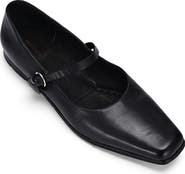 OLD TREND Classic Genuine Leather Polished Vintage Mary Jane Flat