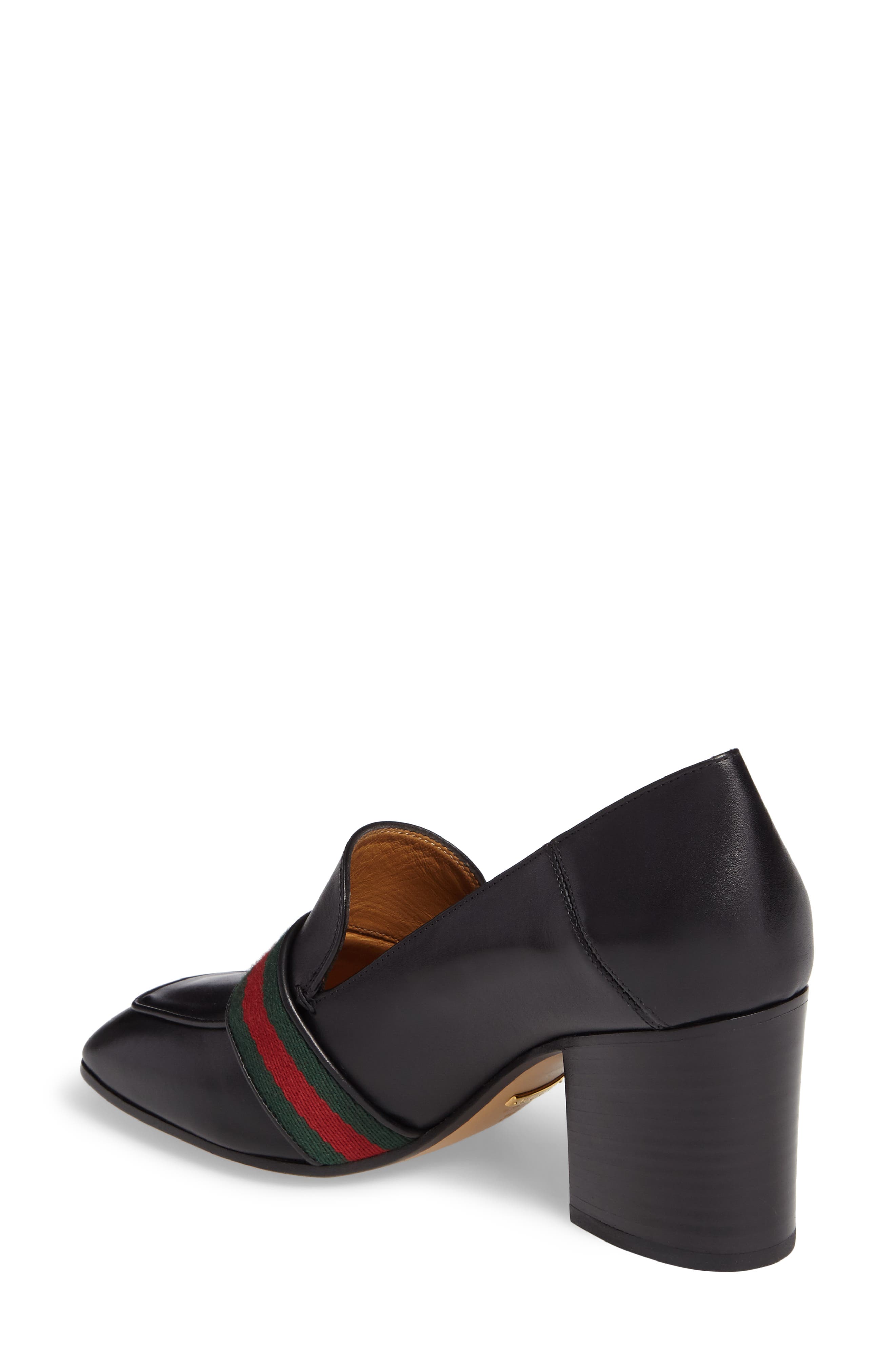 Gucci Block Heel Pump, Alternate, color, 