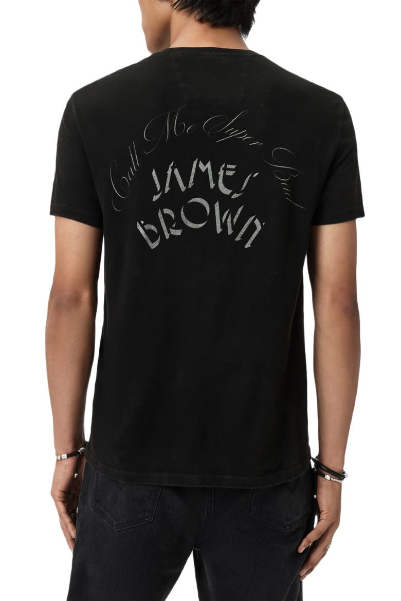 James Brown Organic Cotton Graphic T-Shirt, Alternate, color, BLACK