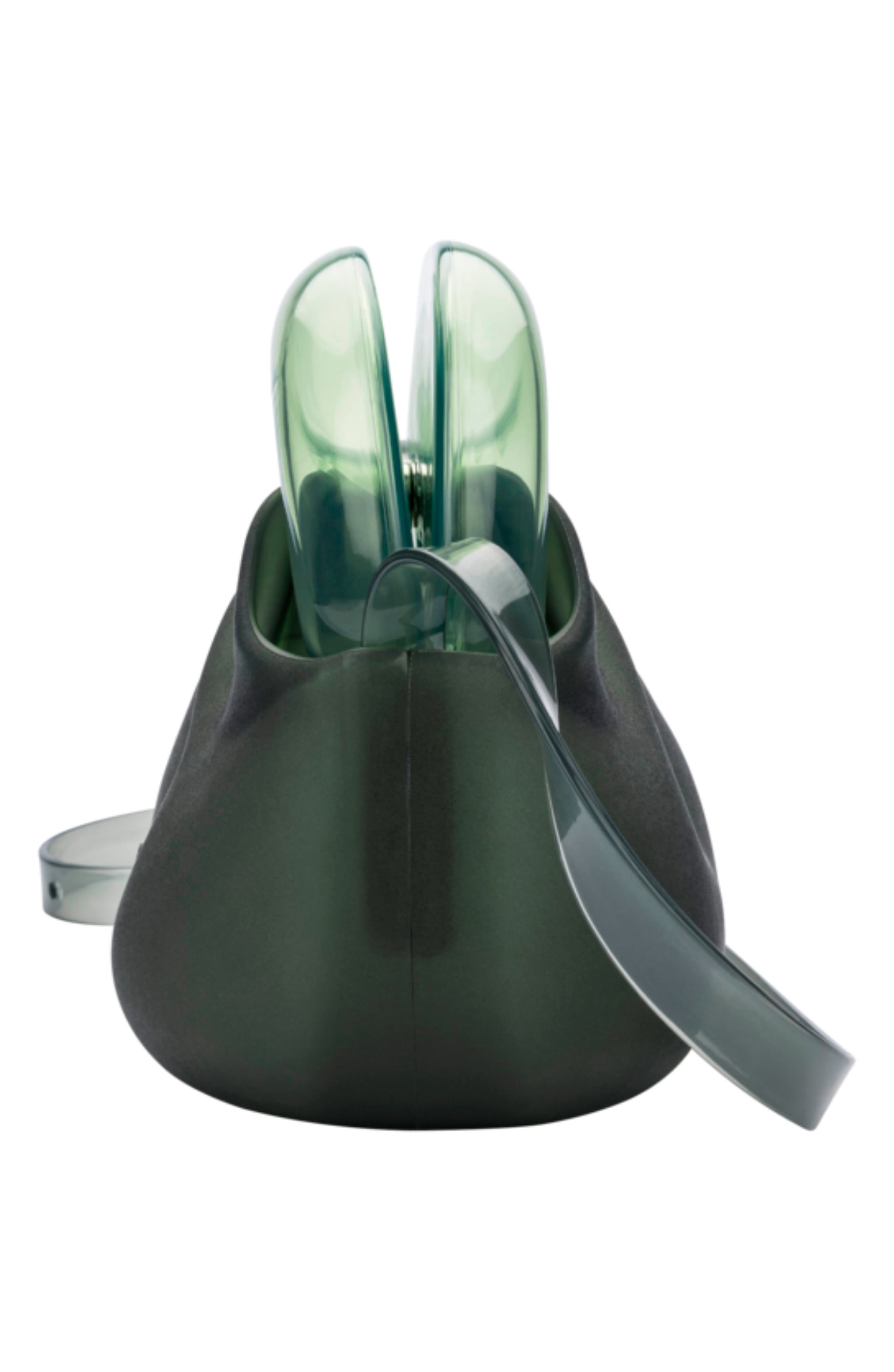 Glass Jelly Shoulder Bag, Alternate, color, GREEN