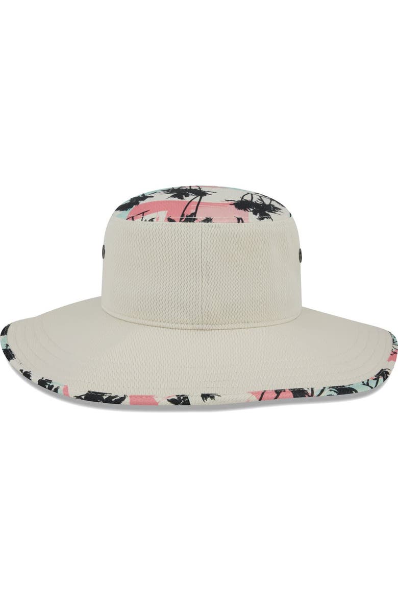 Men's New Era Natural Oakland Athletics Retro Beachin' Bucket Hat, Alternate, color, Natural