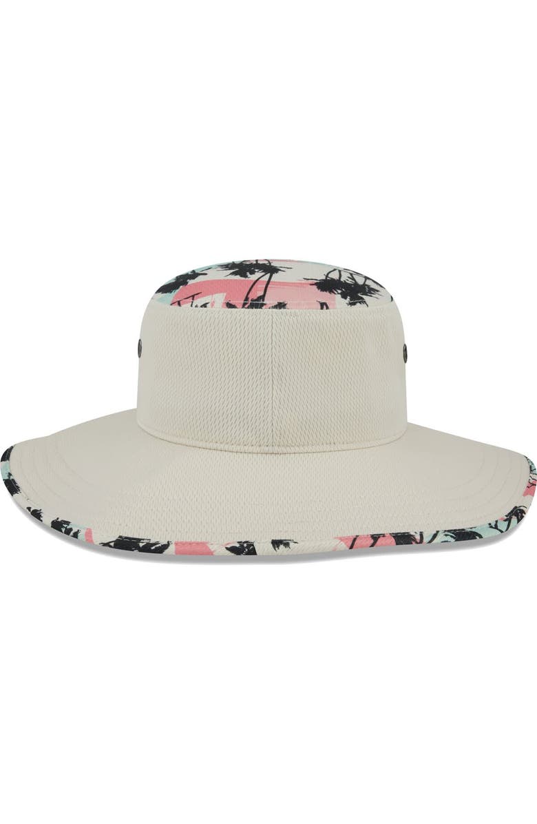 New Era Men's New Era Natural Oakland Athletics Retro Beachin' Bucket Hat, Alternate, color, Natural