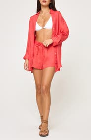 LSPACE Rio Linen Cover-Up Tunic