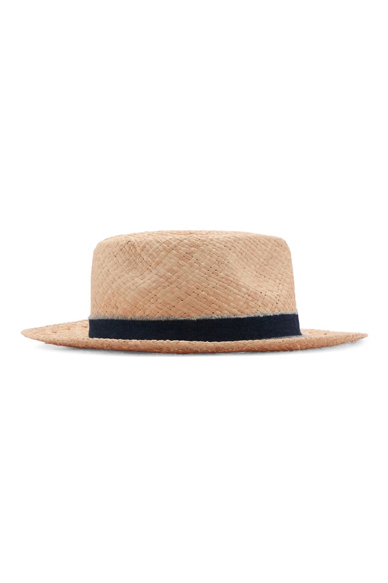 Raffia Hat, Main, color, BEIGE