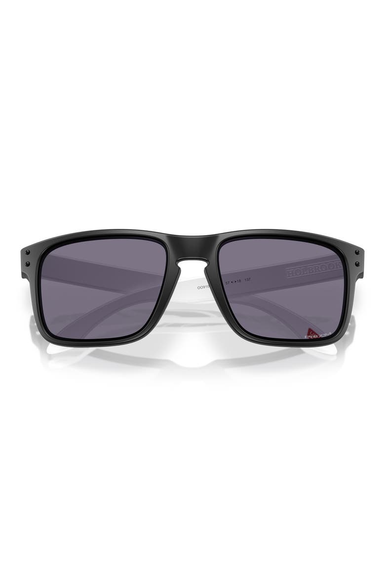 Holbrook™ Fathom Collection 57mm Prizm™ Polarized Square Sunglasses, Alternate, color, BLACK GREY