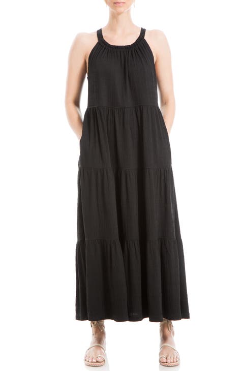 Sleeveless Tiered Maxi Dress