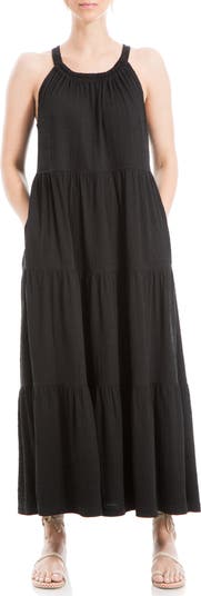 MAX STUDIO Sleeveless Tiered Maxi Dress | Nordstromrack