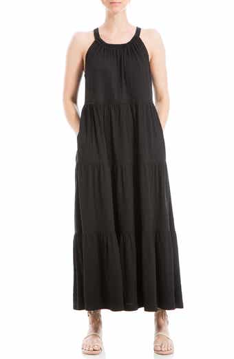 MAX STUDIO Mesh Sleeveless Maxi Dress Nordstromrack
