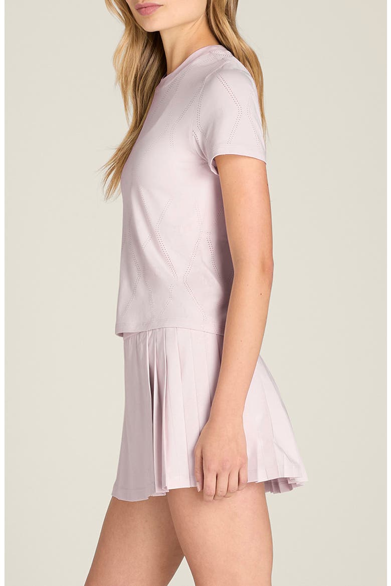Seamless Short Sleeve T-shirt, Alternate, color, LILAC ASH