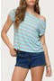 selected Turquoise-And-Gray-Melange
