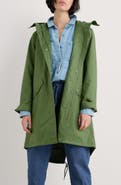 Seasalt Cornwall Seafaring Waterproof Linen & Cotton Hooded Coat