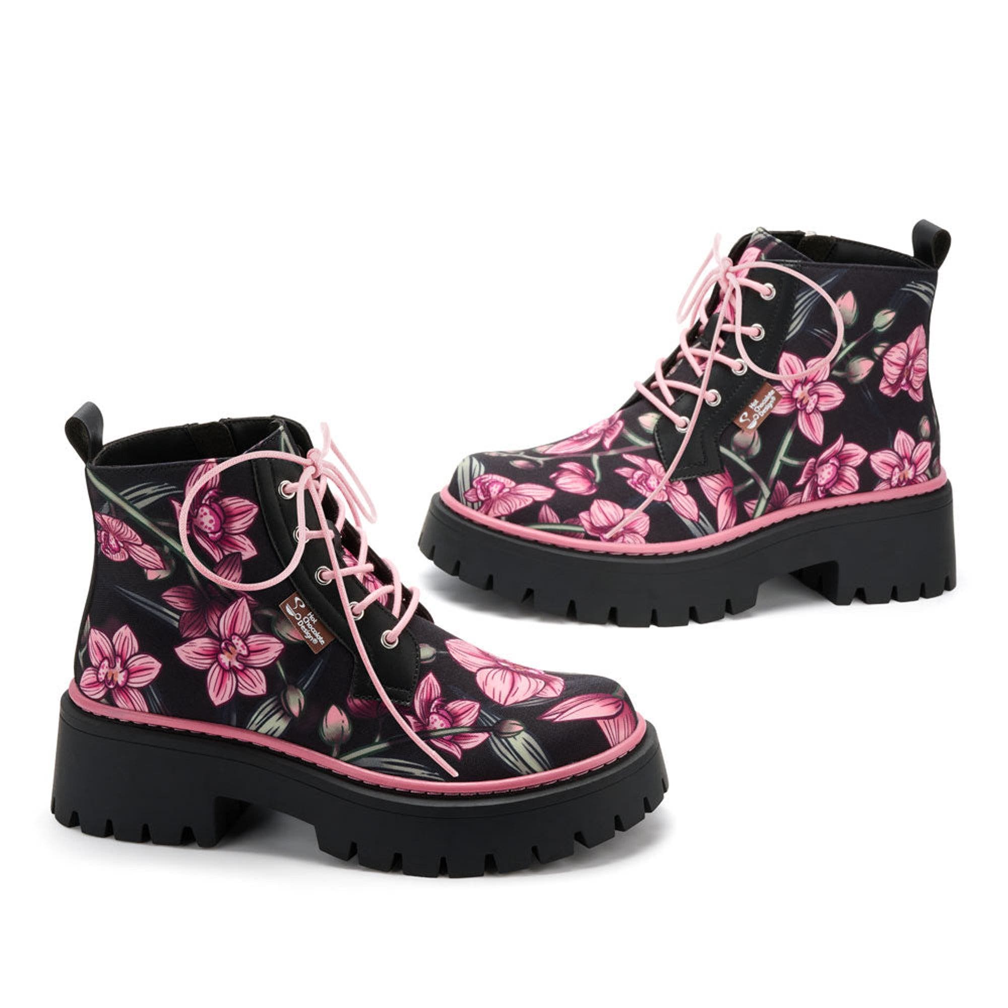 Orchid Women's Chunky Platform Boots, Alternate, color, Orchid