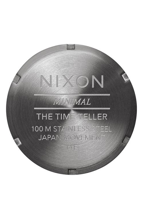 Nixon The Time Teller Bracelet Watch, 37mm In Black