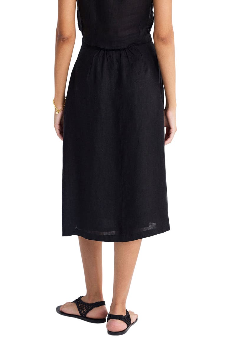 Reistor Overlap Midi Skirt, Alternate, color, Black