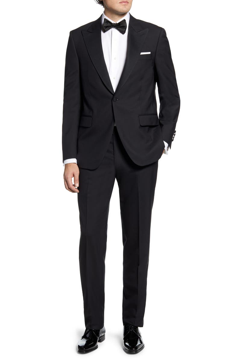 Peter Millar Regular Fit Wool Tuxedo, Main, color, 