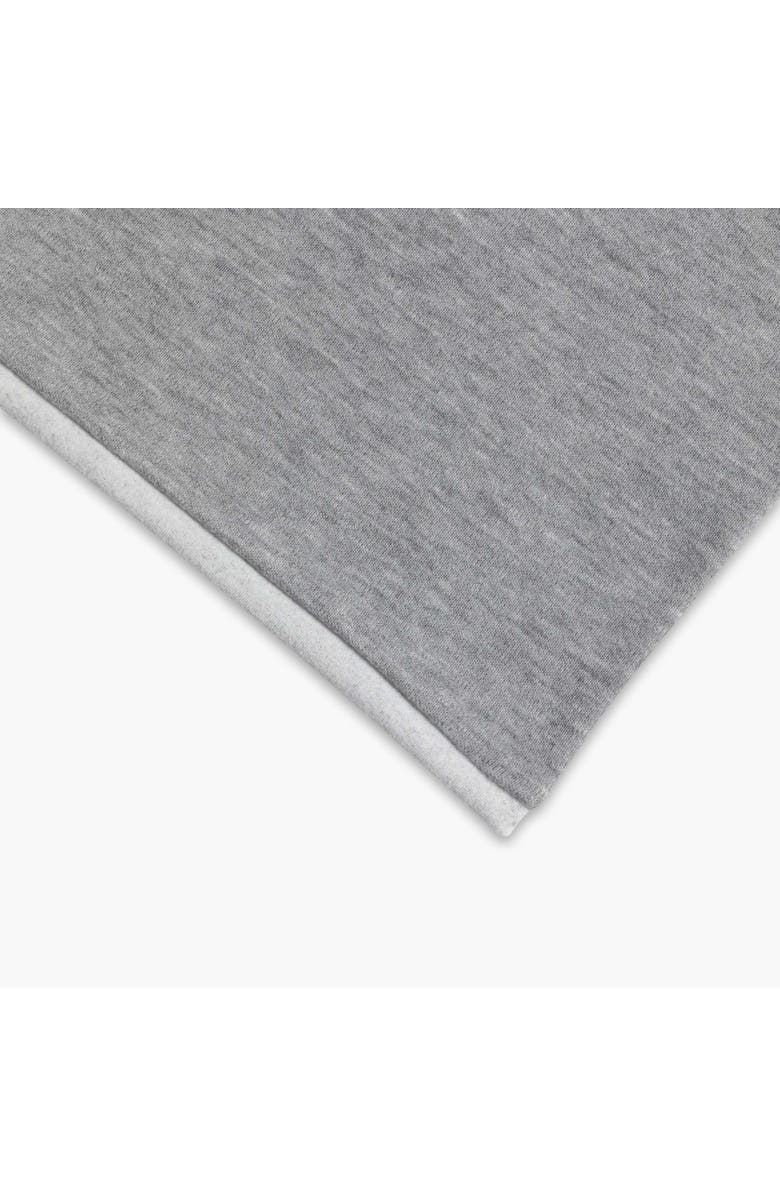 Turtle Fur Luxe Double-Layer Neck Warmer, Alternate, color, Silver