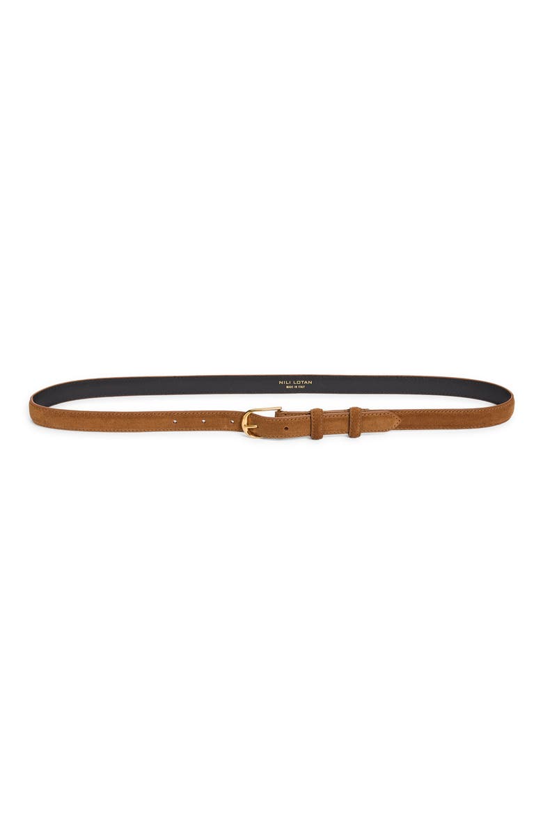 Jane Suede Belt, Main, color, MARTORA W/ GOLD BUCKLE