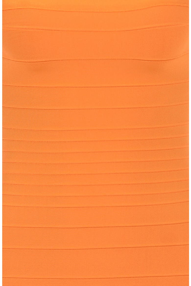 The Silhouette Halter Neck Bandage Maxi Dress, Alternate, color, TANGERINE