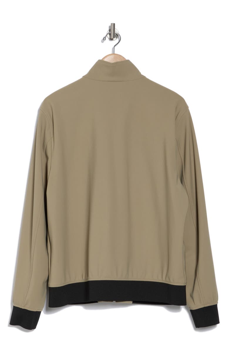 Theory Marco Precision Track Jacket, Alternate, color, Light Olive