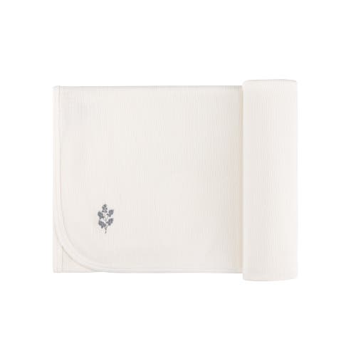 Ely's & Co. Velour Pocket Full Of Flowers Collection In Ivory/blue