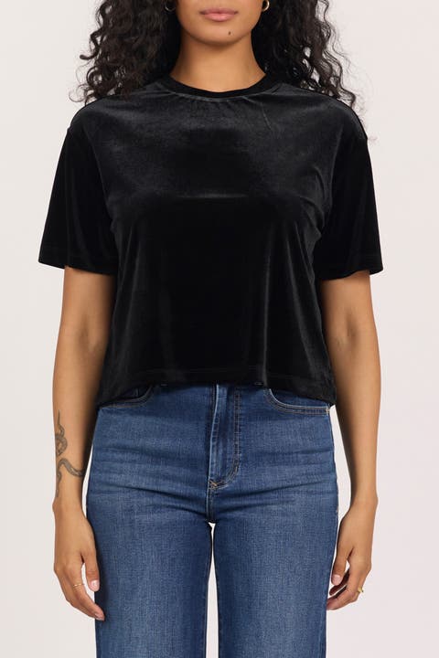 Maddox Boxy-Sleeve Crew Neck T-Shirt