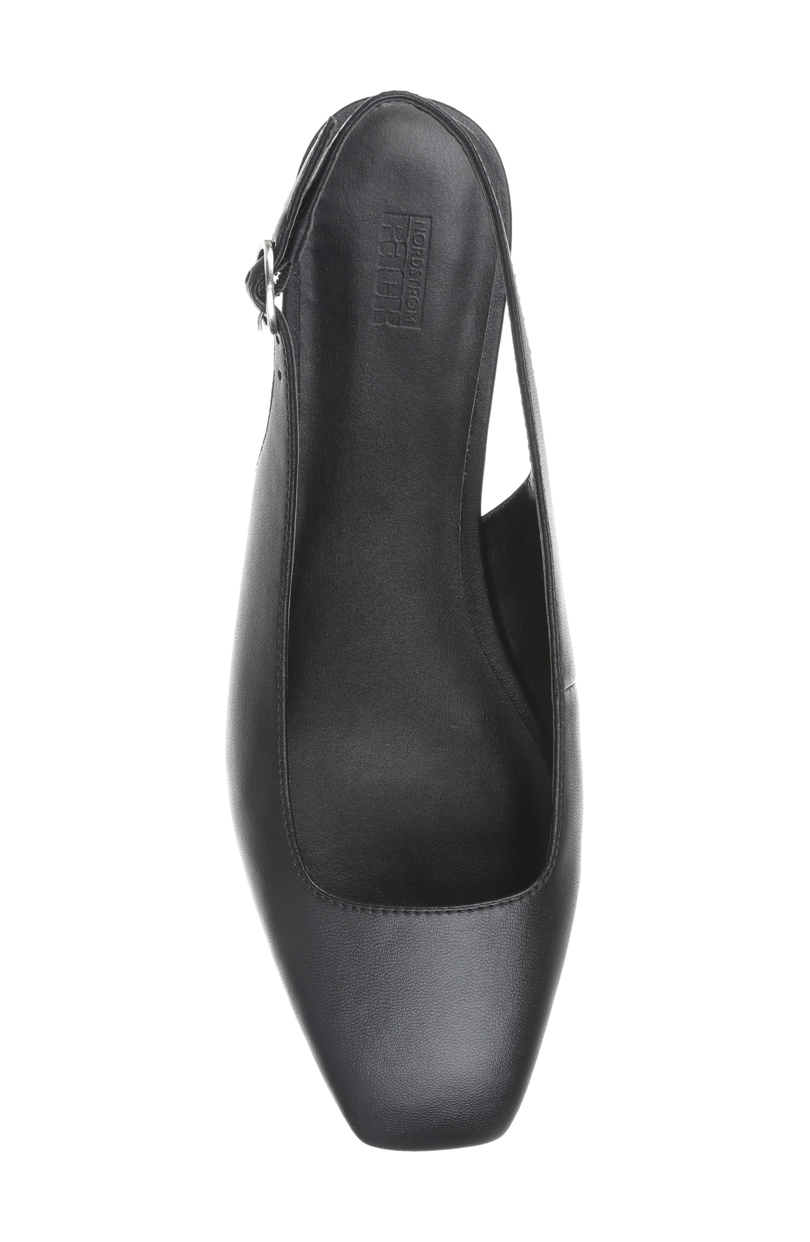 NORDSTROM RACK Joey Slingback Flat, Alternate, color, Black