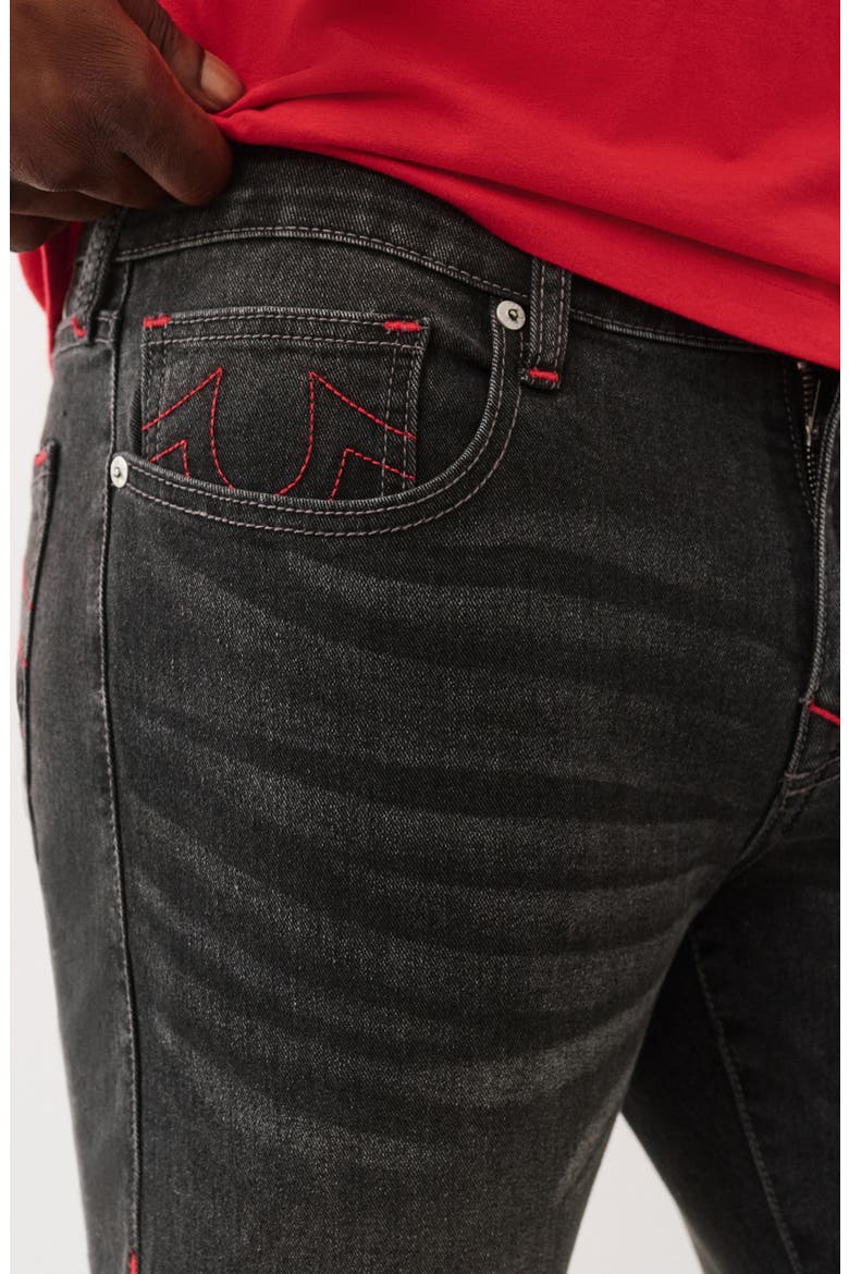Ricky Straight Leg Jeans, Alternate, color, GREY SMOKY MIST