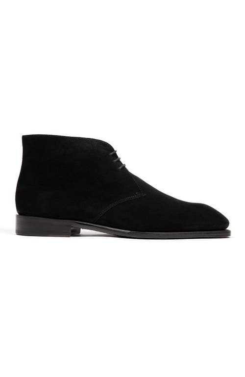 Anthony Veer Arden Chukka Boot In Velvet Noir Black