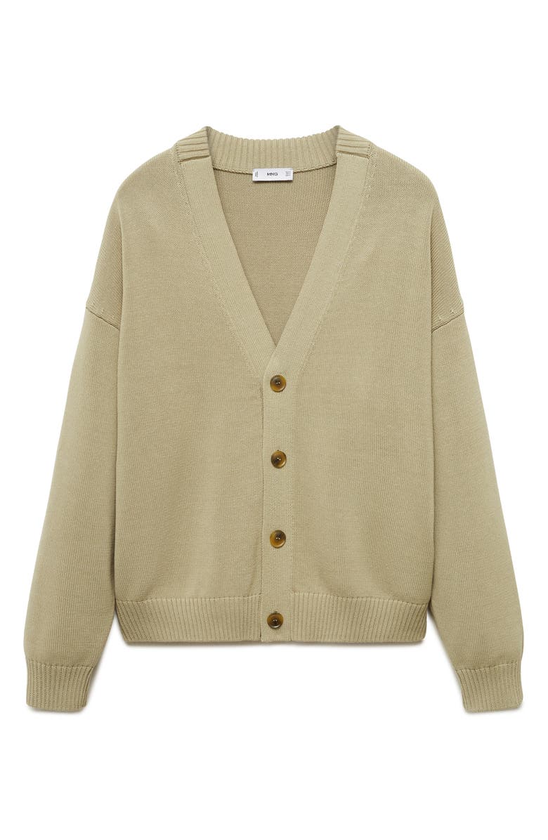 MANGO Relaxed Cotton Cardigan, Alternate, color, 
