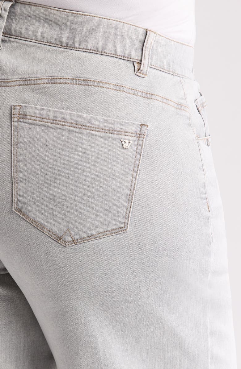 Wit & Wisdom Sam 'Ab'Solution High Waist Wide Leg Jeans, Alternate, color, Light Grey