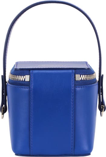 Cube Leather Bucket Bag