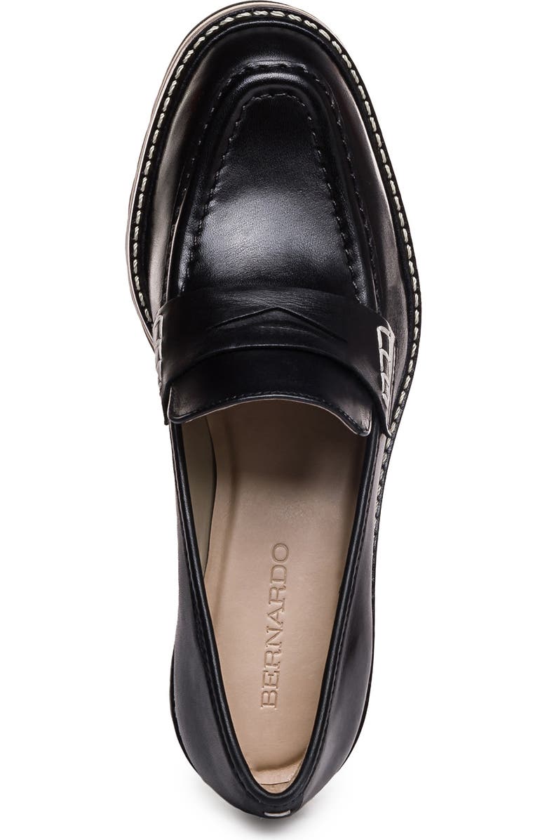 Bernardo Footwear Bernardo Selma Leather Loafer Pump, Alternate, color,