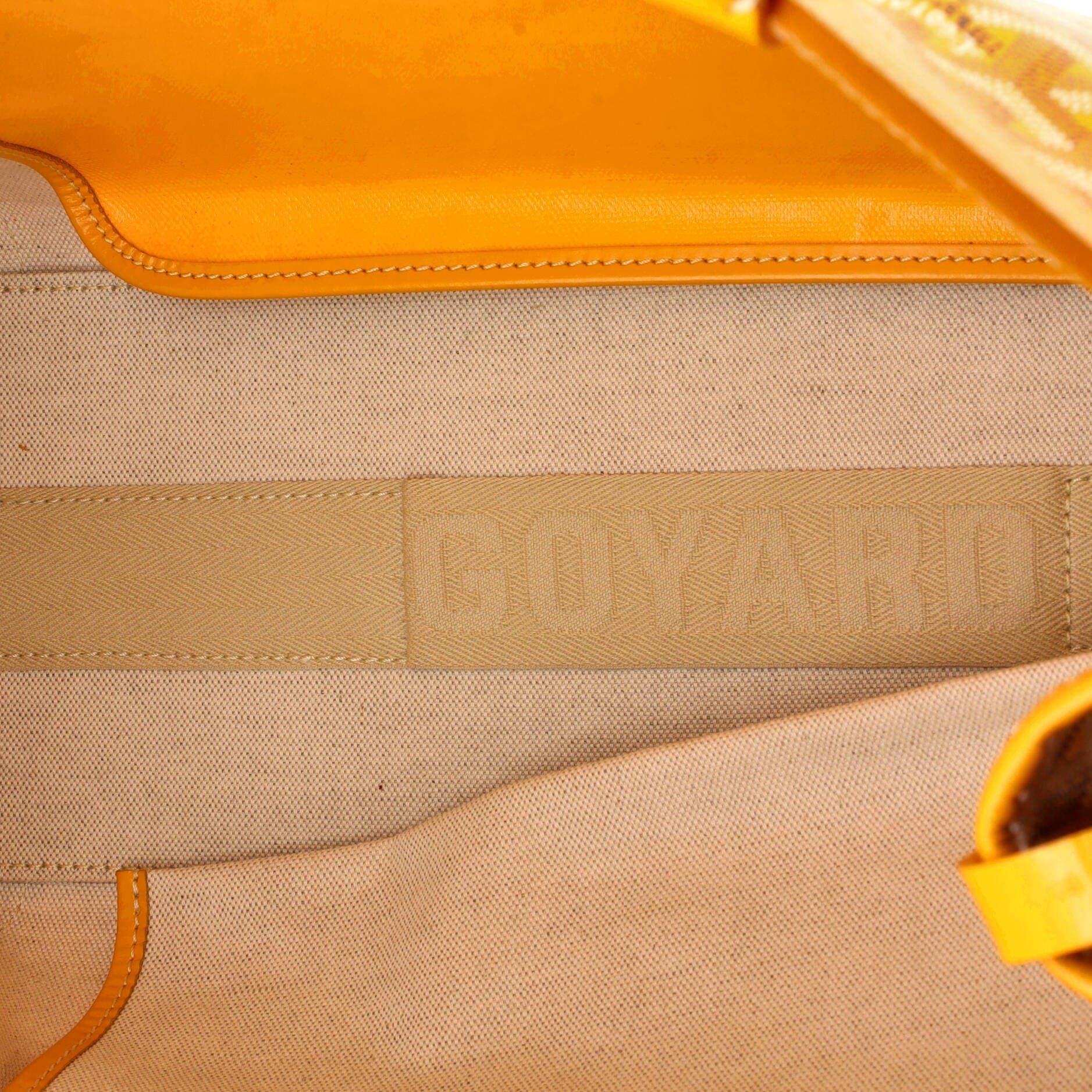 Bellechasse Bag Coated Canvas PM, Alternate, color, Yellow