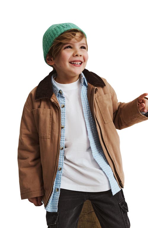 Cotton On Kids Kid's Cooper Cord Anorak Jacket In Brown