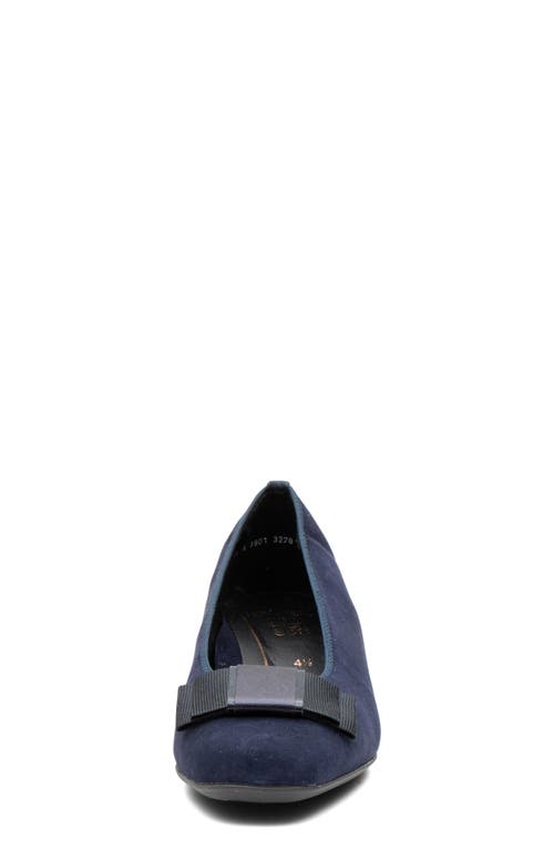 Ara Garnet Suede Pump In Blue