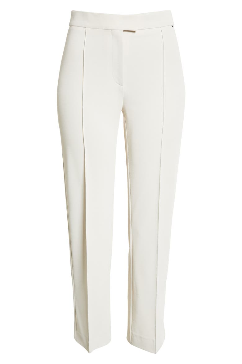 Tasola Pintuck Crop Trousers, Alternate, color, OPEN WHT