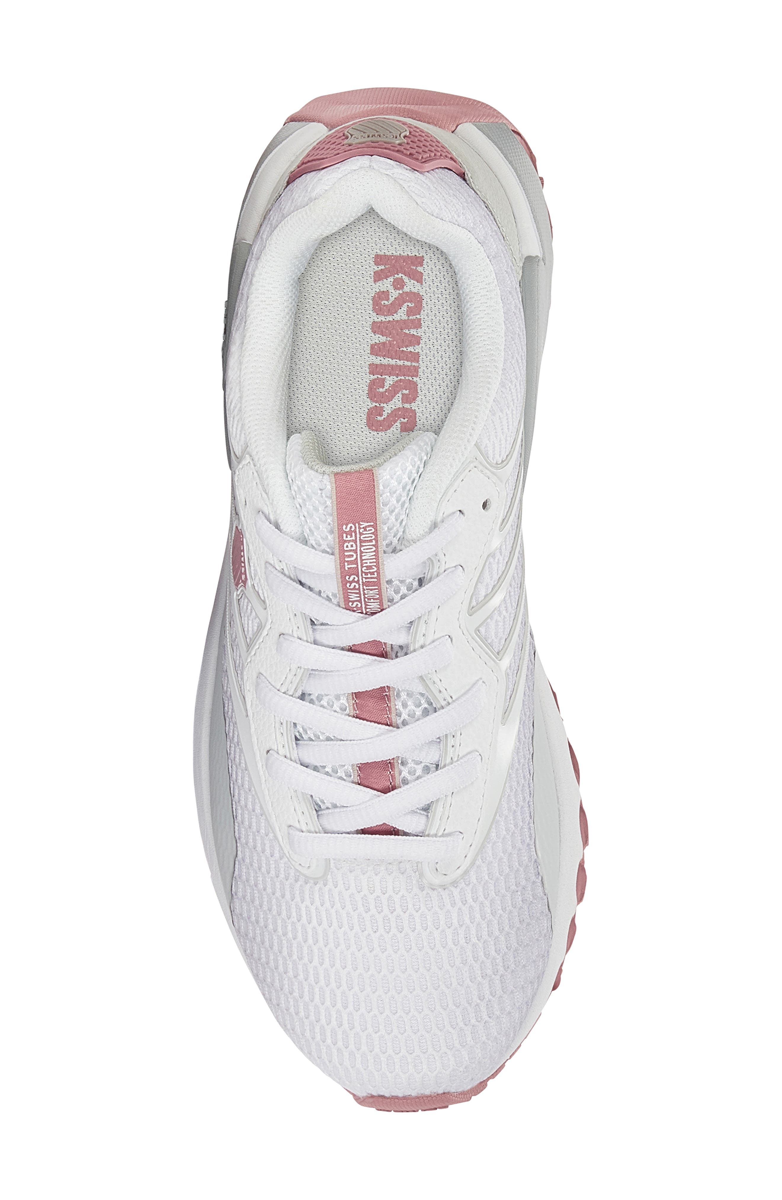 K-Swiss Tubes Sport Running Shoe, Alternate, color, Wht/ Dawn Blu/ Fxglve