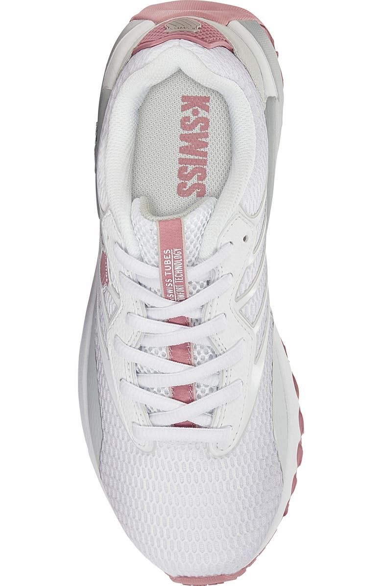 K-Swiss Tubes Sport Running Shoe, Alternate, color, Wht/ Dawn Blu/ Fxglve
