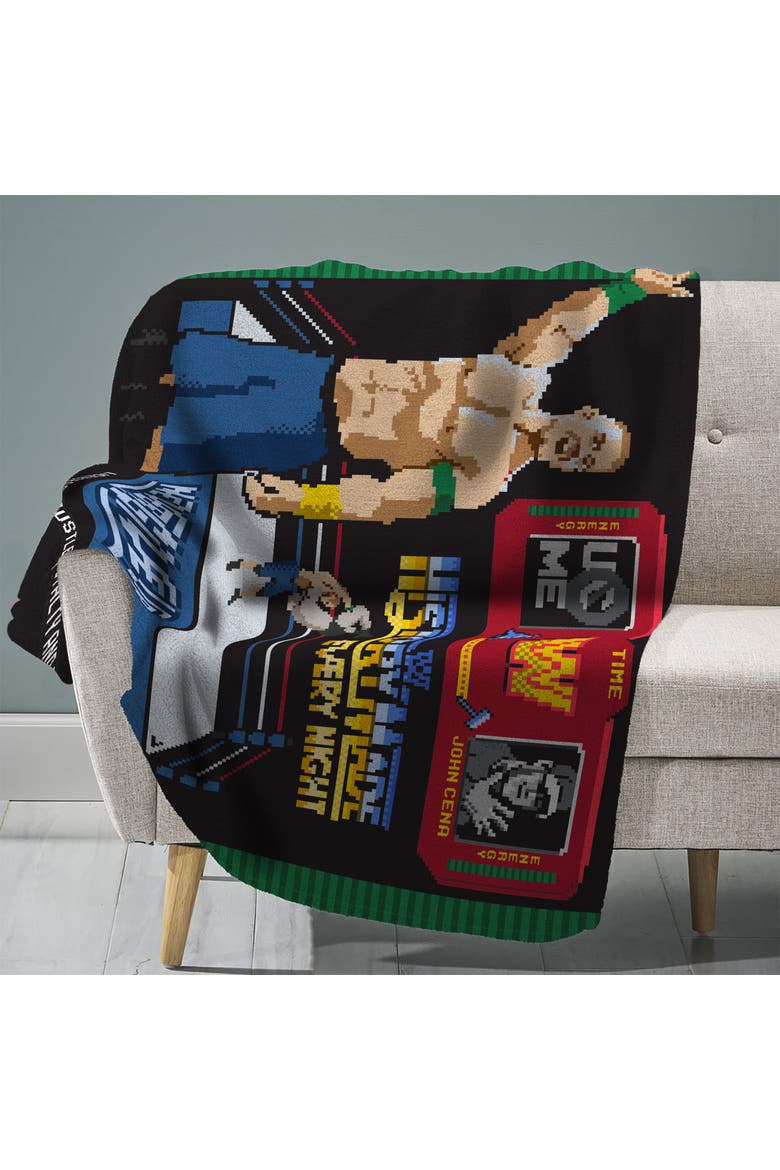 WWE John Cena (Hustle Loyalty Respect) 60" x 80" Raschel Throw Blanket, Main, color, None