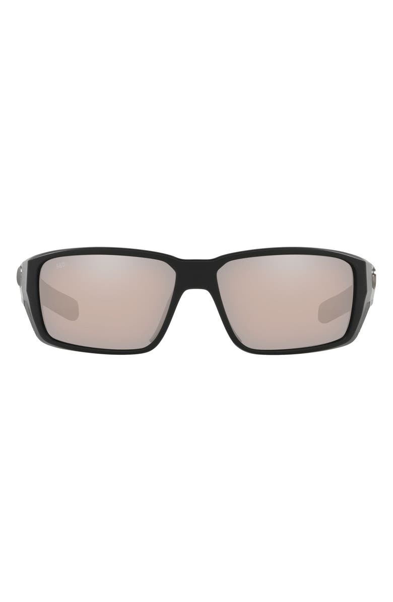 Costa Del Mar Fantail PRO 60mm Polarized Sunglasses, Main, color, Black Silver