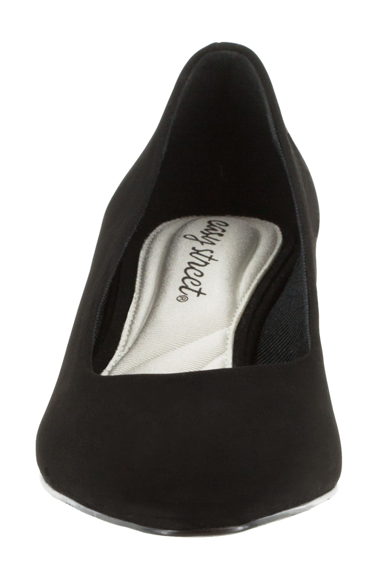EASY STREET Prim Block Heel Pump, Alternate, color, Black Lamy