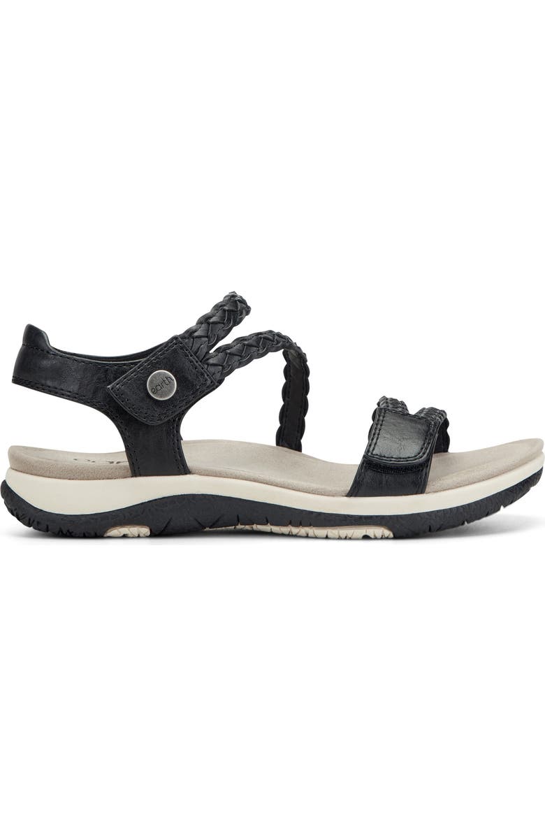 Earth<sup>®</sup> Stellon Ankle Strap Sandal, Alternate, color, Black