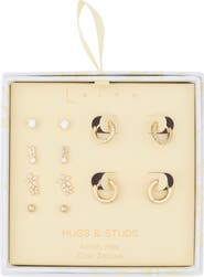 Leith Assorted 6-Pack Cubic Zirconia Earrings